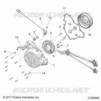 ENGINE, STATOR AND FLYROUE