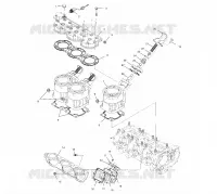 CYLINDER, HEAD   ECHAPPEMENT SOUPAPES