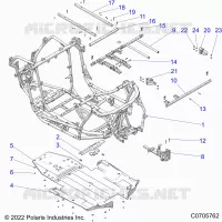 CHASSIS, MAIN FRAME AND SKID PLATES