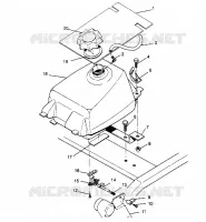 RESERVOIR A CARBURANT 2X4 300 W957530 (4930053005A012)