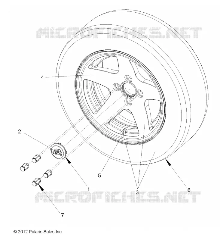 ROUES, OPTIONS, ROUE 12 INCH TURF