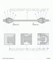 DRIVE TRAIN, HALF ARBRE DE TRANSMISSION ARRIERE