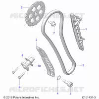 CHAINE DE DISTRIBUTION AND TENSIONER