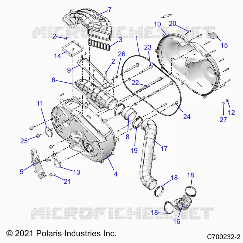 SYSTÃˆME DE TRANSMISSION, CLUTCH COVER AND DUCTING
