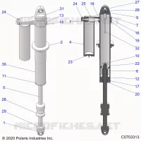 SUSPENSION ARRIERE SHOCK INTERNALS