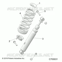 SUSPENSION AVANT SHOCK MOUNTING