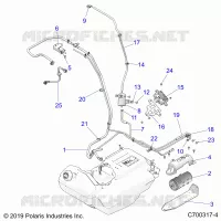 BODY, CARBURANT LINES, EVAP