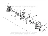 EMBRAYAGE DE TRANSMISSION  TRAIL 0952761, TRAIL DELUXE 0952262,   AND EUROPEAN TRAIL DEL (4928862886C007)