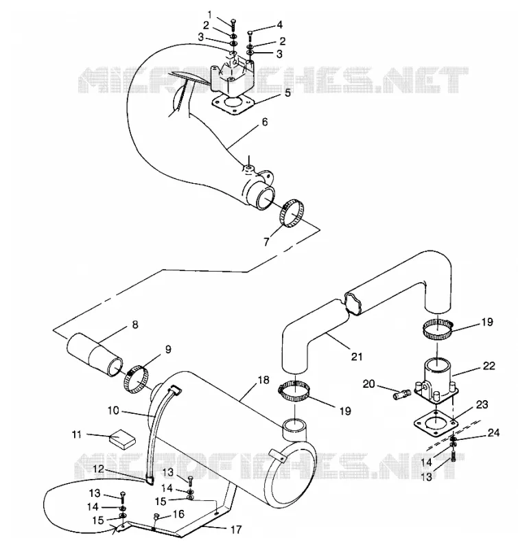 ECHAPPEMENT SL 780 B964087 and Intl. SL 780 I964087 (4935523552B005)
