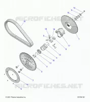 SYSTÃˆME DE TRANSMISSION, SECONDARY CLUTCH