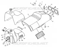 SIEGE ET RESERVOIR 440 XCR 0971660 (4937893789A006)