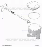 DIRECTION, CONTROLS, THROTTLE ASM. AND CABLE