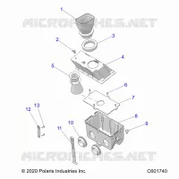 MOTEUR, AIR BOX
