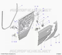 PORTES ASSEMBLY, REAR