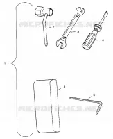 OUTILS SL 700 B964066 and  Intl. SL 700 I964066 (4935633563B014)