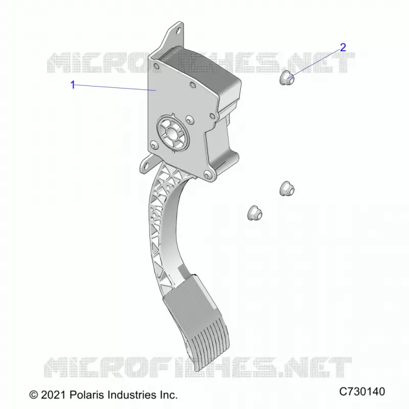 ENGINE, PEDALE D'ACCELERATEUR