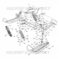 SUSPENSION AVANT AND SKI XLT/0930767,XLT SP/0930667    XLT SKS/0930567 (4923012301011A)