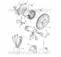 STATOR ASSEMBLY 6x6 400L, SWEDISH S948740 and  NORWEGIAN N948740 (4926812681055A)