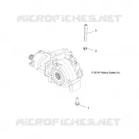 SYSTÈME DE TRANSMISSION, GEARCASE MOUNTING, FRONT