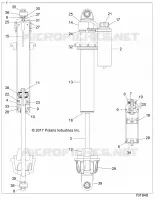 SUSPENSION, AMORTISSEUR AVANT INTERNALS