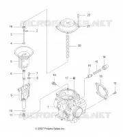 MOTEUR, CARBURATEUR, UPPER