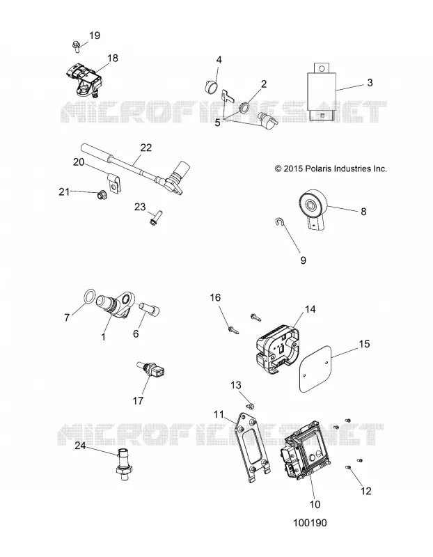ELECTRICITE, SWITCHES, SENSORS AND ECM MODULES