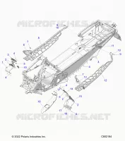 CHASSIS, PROTECTION D'EMBRAYAGE, FOOTRESTS, AND RUNNINGBOARDS