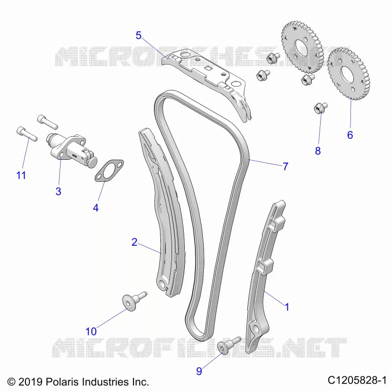 CHAINE DE DISTRIBUTION AND TENSIONER