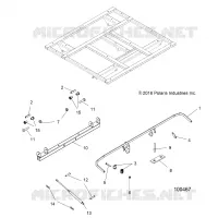 BODY, DUMP BOX LEVER AND SUPPORT AMORTISSEUR 