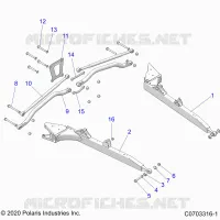 SUSPENSION ARRIERE CONTROL ARMS