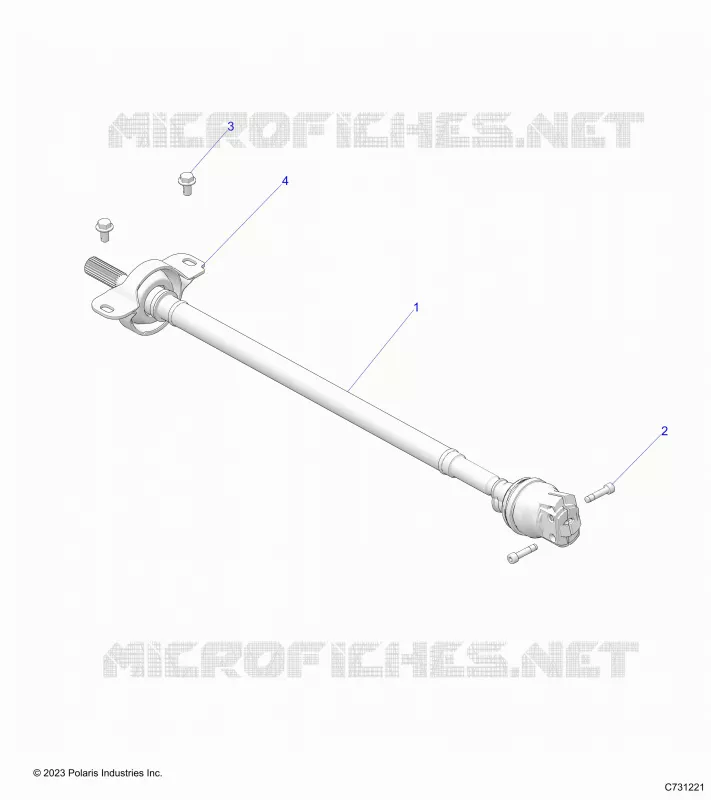 SYSTÃˆME DE TRANSMISSION, FRONT PROP SHAFT