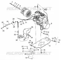 SUPPORT MOTEUR 500 RMK 0982964 and EUROPEAN 500 RMK E982964 (4942634263C006)