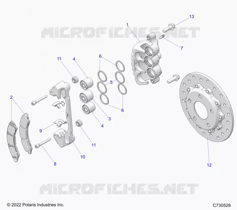 BRAKES, ETRIER DE FREIN AVANT