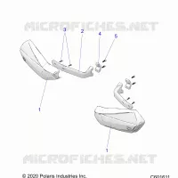 STEERING, HAND GUARDS
