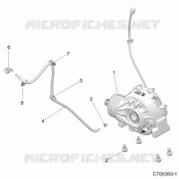 DRIVE TRAIN, FRONT SUPPORT PONT