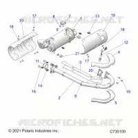 ENGINE, ECHAPPEMENT