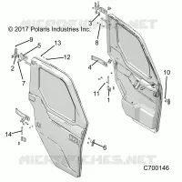 PORTES, FRONT, FULL, MOUNTING