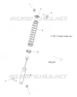 SUSPENSION ARRIERE SUPPORT AMORTISSEUR 