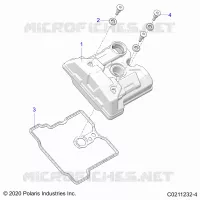 ENGINE, COUVERCLE SOUPAPE