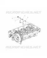 ENGINE, CARBURANT PUMP FITTING COVER