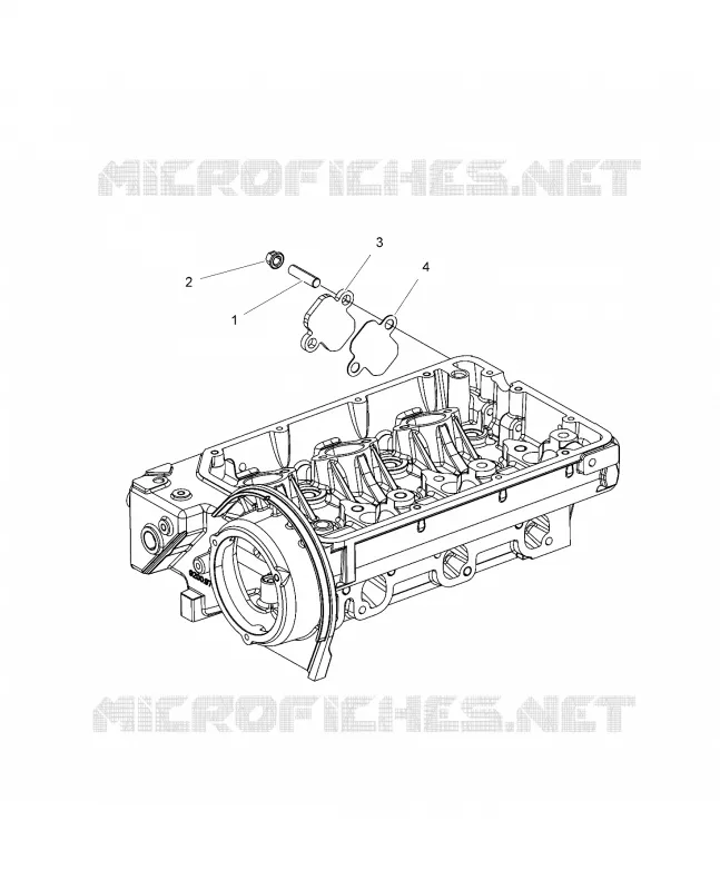 ENGINE, CARBURANT PUMP FITTING COVER