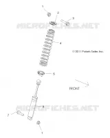 SUSPENSION, AMORTISSEUR ARRIERE MOUNTING