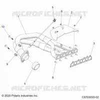 ENGINE, ECHAPPEMENT, HEADPIPE AND RELATED