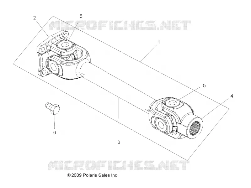 DRIVE TRAIN, ARBRE DE TRANSMISSION, REAR