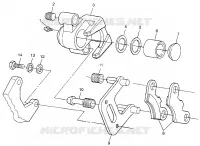 FRONT FREIN Sportsman 400L W97AC38C (4939673967B008)