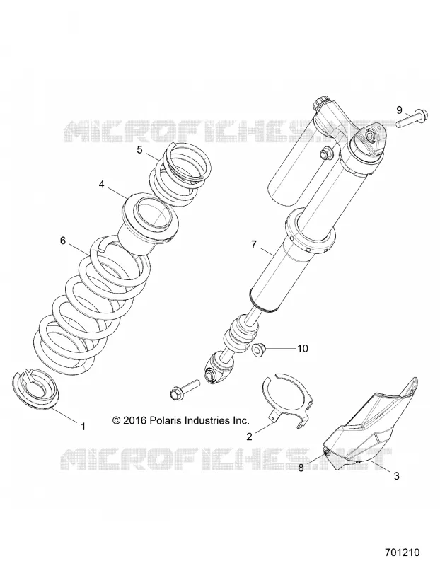 SUSPENSION ARRIERE SHOCK MOUNTING