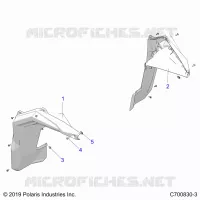 GARDE BOUE FLARES, FRONT