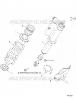 SUSPENSION, AMORTISSEUR ARRIERE MOUNTING