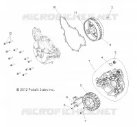 MOTEUR, STATOR AND COVER