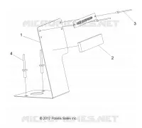 SUPPORT PLAQUE NÂ° DE SERIE